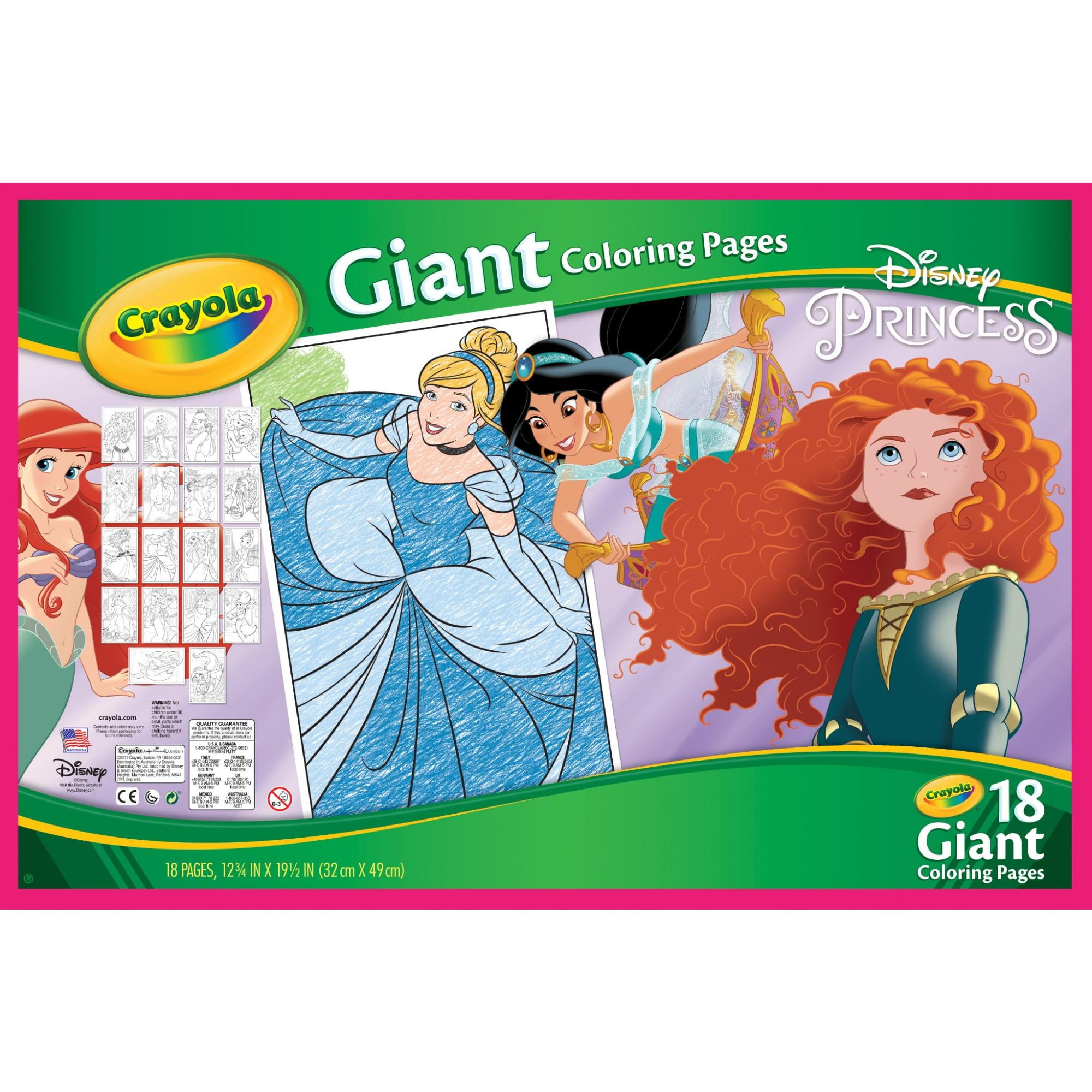 Crayola Disney Princess Coloring Pages, Giant Coloring Pages, 20 ...