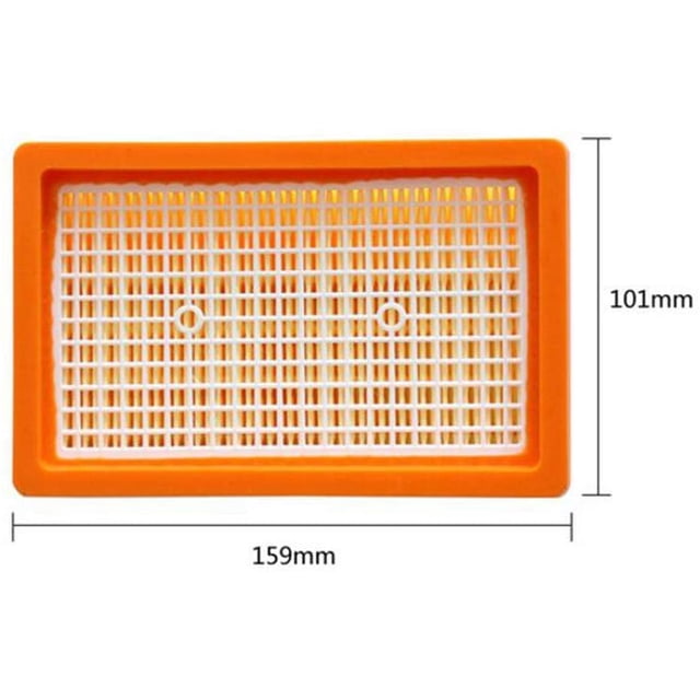 Juego de 2 filtros de repuesto para WD4 WD5 WD6 MV4 MV5 MV6 plisado plano Xemadio GX-280