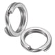 thumbnail image 1 of 60pcs Anillos Divididos de Pesca de Acero Inoxidable 8# 49kg Anillo de Señuelo para Agua Salada y Dulce, 1 of 6