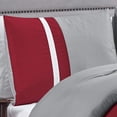thumbnail image 5 of WPM Modern 3-Pieces Red Comforter Bedding Sets, Queen, 5 of 7