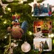 thumbnail image 2 of Árbol de Navidad Dibujos animados Colgante Colgante Lindo Pollo Colgante Realista Creativo Hugtrwg  Para estrenar, 2 of 6