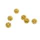 thumbnail image 5 of de polvo de estrellas chapadas en oro brillante, redondas con purpurina para suministros de manualidades, 20 piezas Soledad Cuentas de latón Stardust, 5 of 10