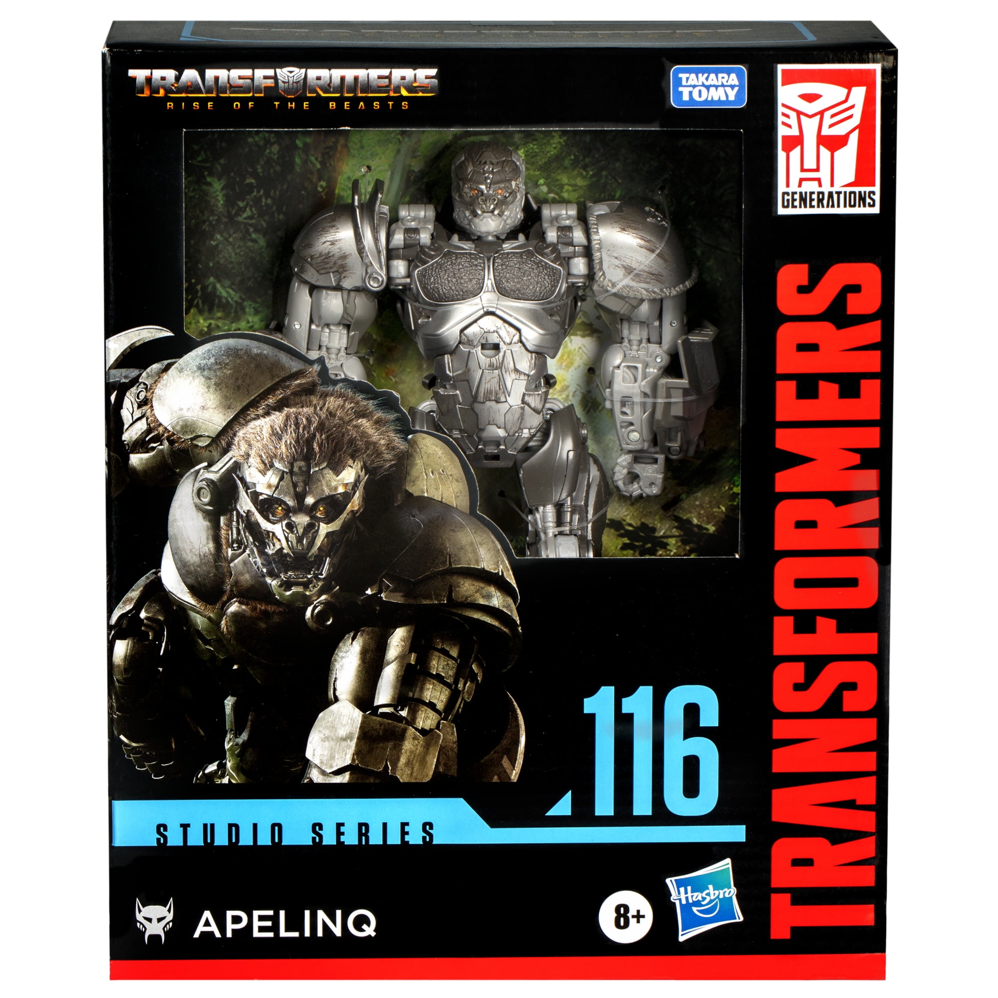Transformers Studio Series Leader Class Rise of the Beasts 116 Apelinq 8.5” Action Figure, 8+