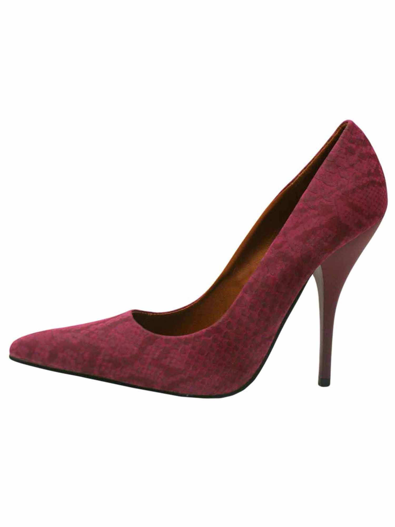 boutique 9 super high heels leather pink magenta color size 6.5 | eBay