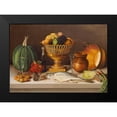 thumbnail image 2 of Arrieta, Jose Agustin 14x11 Black Modern Framed Museum Art Print Titled - Still Life With Fish and a Pumpkin, 2 of 5