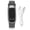 Black, variant on Digital Watch LED Screen 12/24 Hour Rechargeable Stylish Electronic Wrist Watch for Men Women Black (3.54 inches / 9 cm)