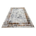thumbnail image 4 of Colette Grey Abstract Viscose Area Rugs for Living Room Jacquard Textured Modern Rugs Soft Geometric Rug for Bedroom Mid Century Washable Rug Non-Slip Bohemian Perfect for Dining Room Office, 4 of 4