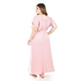 thumbnail image 3 of Maxi vestido de algodon Roman Fashion /Tallas Extras, 4365 (Palo de rosa) rosa 38, 3 of 6
