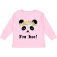 thumbnail image 3 of Inktastic 2nd Birthday Panda Face 2 Year Old Girl Girls Long Sleeve Toddler T-Shirt, 3 of 5