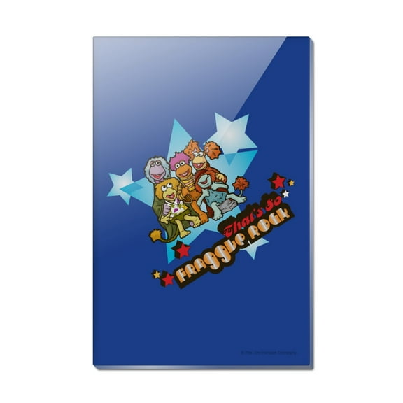 That's So Fraggle Rock Rectangle Acrylic Fridge Refrigerator Magnet