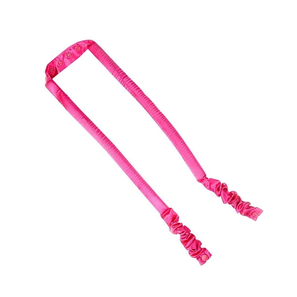 Jumpingount Cinta para rizar el cabello, sin calor, DIY, rodillo de varilla para rizos, Flexible, portátil, diadema para dormir, rizador de pelo, rizador de Cuidado del cabello Rosa roja Jumpingount CE000648-05