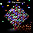 thumbnail image 3 of ZOUSSIQI 100 LED 8 Mode Solar Light Fairy String Lamp Garden Yard Courtyard Festival Decor Colorful JU316-76851, 3 of 13