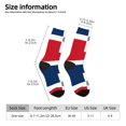 thumbnail image 3 of Women'S Novelty Funny Crew Socks Men'S Flag Of The Dominican Republic Design Socks, 3 of 7