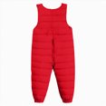 thumbnail image 6 of HCNTES Kids Insulated Snowsuit Bib Overalls with Adjustable Straps Comfortable Winter Ski Wear for Boys Girls(Red,3-6 Months), 6 of 6