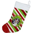 thumbnail image 2 of Carolines Treasures LH9237-CS Basset Hound Candy Cane Holiday Christmas Christmas Stocking LH9237 Large multicolor, 2 of 2