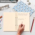 thumbnail image 4 of FORMRS 1-Subject Spiral Notebook 8" x 5" College Ruled 60 Refillable Sheet A5 Hard Cover, 2 Pack, Blue Sheep Pattern, 4 of 7