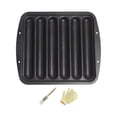 thumbnail image 1 of DOLITY Sausage Grilling Pan Easy to Clean Hot Dog Making for Baking Camping Kitchen 6 Hole, 1 of 9