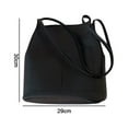 thumbnail image 2 of Bolsos Hobo para el día de la madre para mujer, bolsos de cuero, bolso bandolera de diseñador, negro, 2 of 5