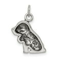 thumbnail image 7 of Auriga Fine Jewelry 925 Sterling Silver Antique St. Bernard Charm for Women (L - 15mm, W - 10mm), 7 of 7