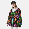 thumbnail image 5 of Gaeub Traditional Floral Polish Men's and Women's UPF 50+ Long-Sleeved Sun Protection Clothing, Fishing Shirt Long Sleeve Zip - Small, 5 of 9