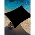 thumbnail image 2 of Sun Shade Sail 8'x10' Solid Color Rectangle Sun Shade Sails Canopy Waterproof Ash Black Outdoor Sunshades Sand UV Block Cover Shades Cloth for Patio Backyard Garden Deck Porch Lawn, 2 of 9