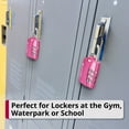 thumbnail image 7 of TSA Approved Luggage Locks, Fosmon 2 Pack 3 Digit Combination for Travel Bag, Suit Case, Lockers, Gym, Bike Locks - Pink, 7 of 7