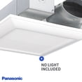 Panasonic WhisperValue Ceiling/Wall Mount Bathroom Exhaust Fan with ...