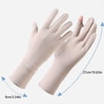thumbnail image 3 of COMVALUE Women's UPF 50+ Mesh Palm Touchscreen Driving Gloves for Sun Protection (Purple, One Size), 3 of 5