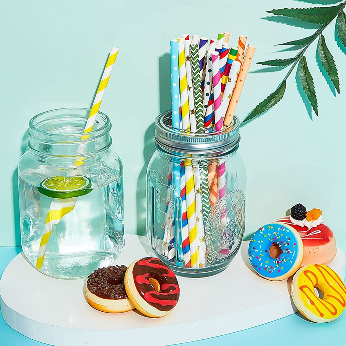 Blossom Silicone Mason Jar lid with straw – Herbologie