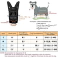 thumbnail image 3 of Mochila para mascotas Bolsa para transportar perros, Patas ajustables Mochilas para mascotas Bolsa de viaje portátil para mascotas, Transpirable y cómoda, especialmente para perros pequeños y medianos Afortunado Sencillez, 3 of 4