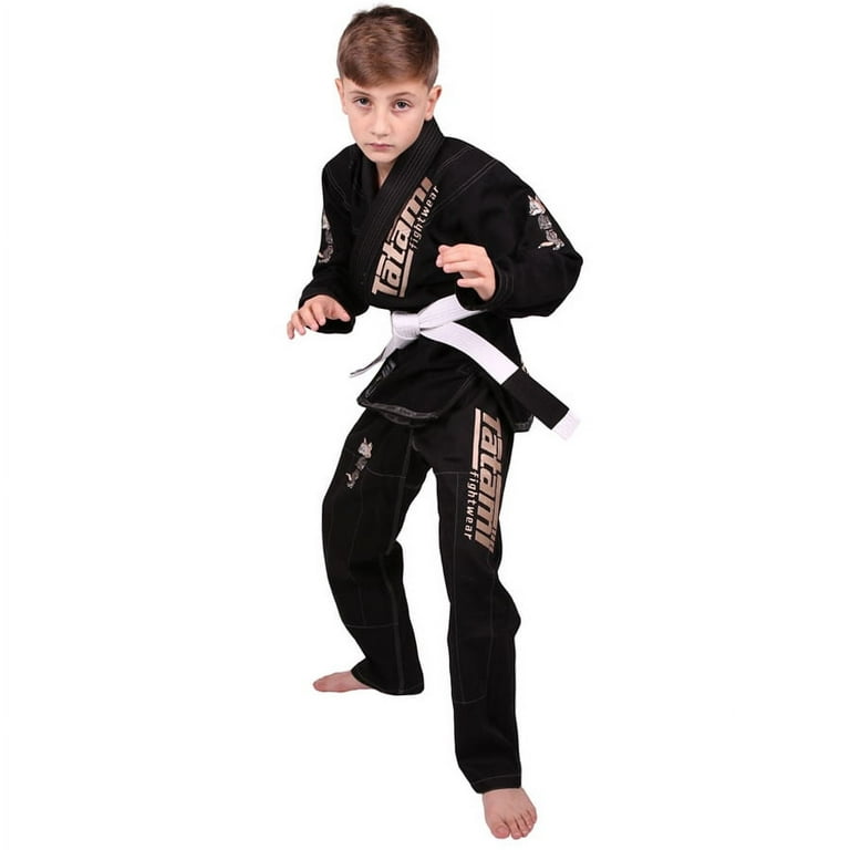 Tatami Fightwear Meerkatsu Kids Animal BJJ Gi - M000 - Black 