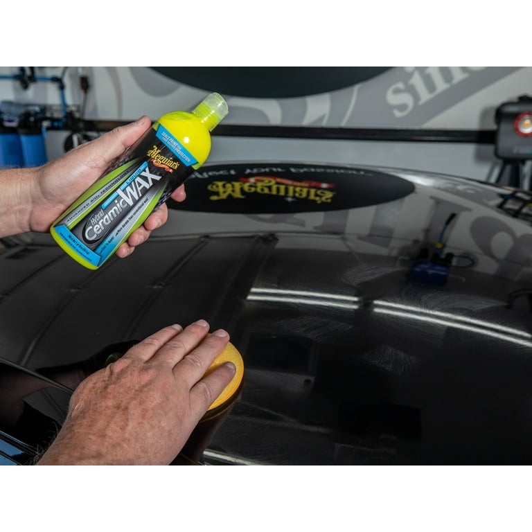 Meguiar's Premium Wash & Hybrid Ceramic Wax Kit - Complete Car Washing and Waxing Solution & Advanced Ceramic Wax Protection in One Premium Car