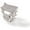 White, variant on 14K Gold Thorn Moissanite Ring, Inspirational Gift for Overcoming Life's Challenges and Gift for Him