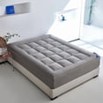 thumbnail image 4 of VENTORA Fitted Pillow‑Top Mattress Topper, Quilted Down‑Alternative Mattress Pad Cover With 18‑Inch Deep Pocket, Box‑Stitched Breathable, 4 of 7