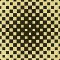 thumbnail image 1 of Ahgly Company Machine Washable Indoor Square Transitional Black Brown Area Rugs, 7' Square, 1 of 7