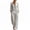 White, variant on Atogsazn Women's Summer 2 Piece Outfits Cotton Linen V Neck Two Piece Set Loose Fit Outfit Wide Leg Pants Pink Fashion
