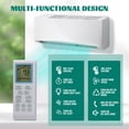 thumbnail image 5 of TACOOL Split Air Conditioner 12000BTU Mini Split Air Conditioner&Heater, 22 SEER2 AC Unit Cools Rooms up to 450 Sq. Ft, Energy Efficient Inverter AC with Heat Pump (230 V), 5 of 7
