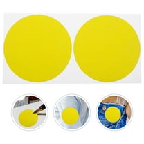 KALLORY Yellow Round Labels Self Adhesive Dots Stickers for Decoration and Organization