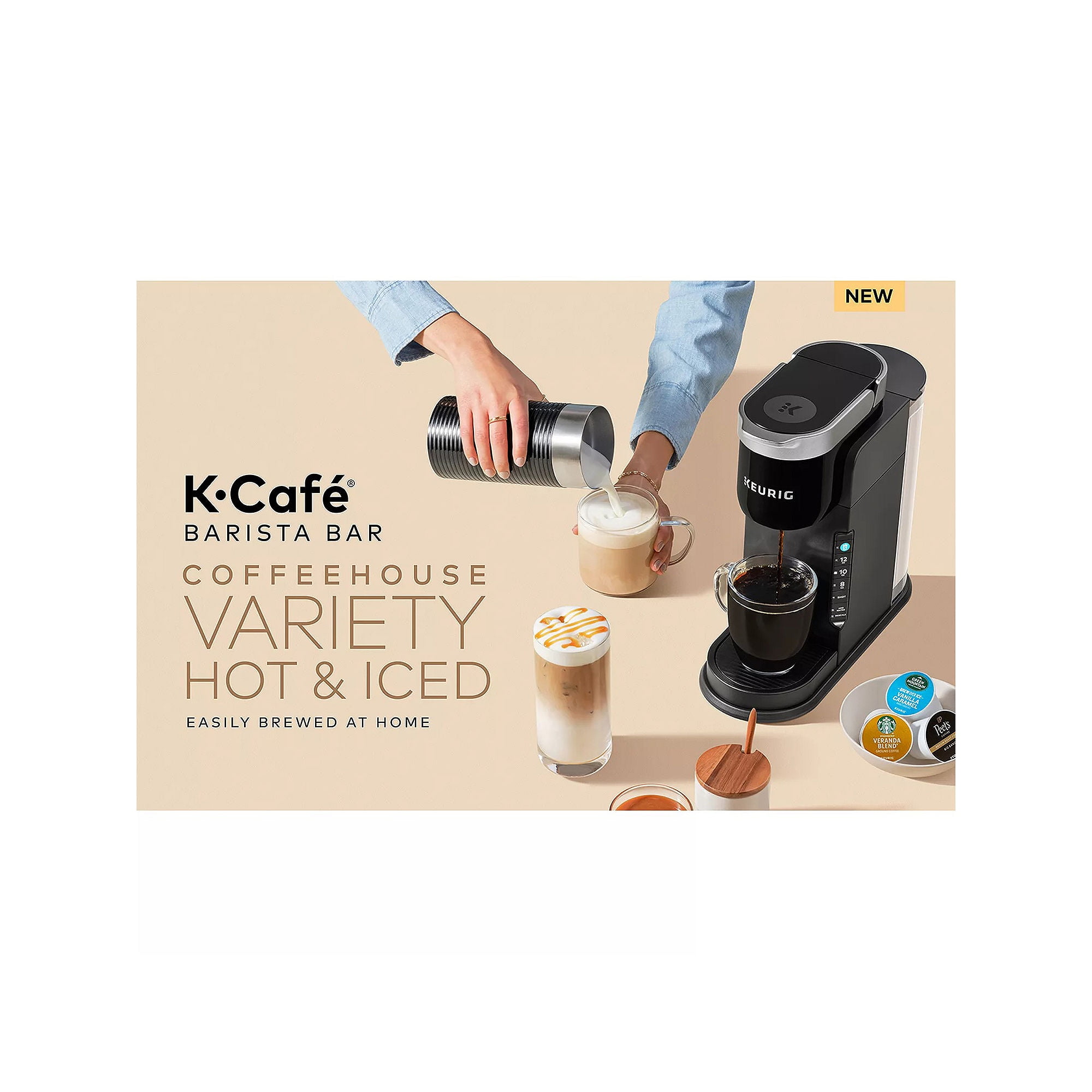 Keurig K-Café Barista Coffee Brewer with Frother, Black