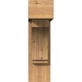 thumbnail image 3 of Ekena Millwork 7 1/2"W x 26"D x 26"H Imperial Block Smooth Bracket w/ Offset Brace, Western Red Cedar, 3 of 25