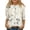 09#Light Blue, variant on Kids Summer Tops Tiny Daisy Print 3/4 Sleeve Crew Neck Casual Teen Girls Blouses