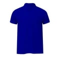 thumbnail image 4 of ZRBYWB Men's Polo Shirt Mens Cotton Shirt Casual Fashion Solid Color Short Sleeve Lapel Shirt Mens Polo Shirts, 4 of 5
