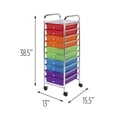 thumbnail image 1 of Chariot de rangement multicolore à 10 tiroirs de Honey-Can-Do, 1 of 7