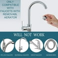 thumbnail image 4 of POINTERTECK 7Pcs Multiple Size Tap Hose Adapters Solid Brass Fit Removable Sink Aerators, 4 of 7