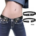 thumbnail image 4 of Belt No Buckle Invisible Alloy Fashionable Long-lasting Convenience Elastic Unisex Man Multicolored DIY Prop Jeans Band Blue-white-red, 4 of 9