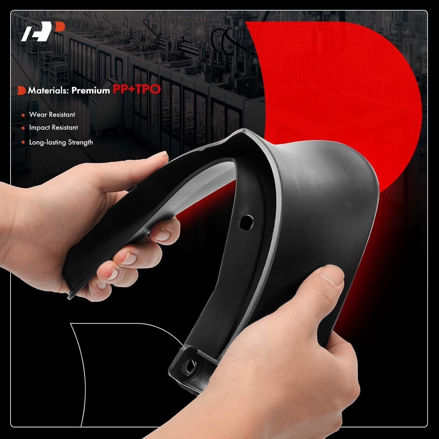 A-Premium 4 Pcs Mud Flaps Splash Guards Fender Mudguard Compatible with Tesla Model Y 2020 2021 Front and Rear