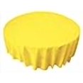 thumbnail image 3 of LA Linen TCpop90R-YellowLgtP99 Nappe en Popeline de Polyester Jaune Clair - 90 in. Round, 3 of 4
