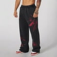 thumbnail image 4 of Mens YOUNGLA Graphic Print Joggers Baggy Casual Workout Pantswith Pockets  Bandana Punk Streetwear, 4 of 8