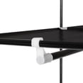 thumbnail image 5 of 59" x 17" x 69'' Portable Clothes Closet Wardrobe Storage Organizer, Wardrobe with Dustproof Non-Woven Fabric Shelf Home Cabinet with Hanging Rod and 9 Shelves for Extra Storage, Black, S1001, 5 of 8