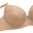 thumbnail image 7 of Wdgfv Strapless Bras for Women Push Up Scalloped Clear Straps Wireless Bra Non Full Coverage Gathering Comfy Bandeau Bra, 7 of 7